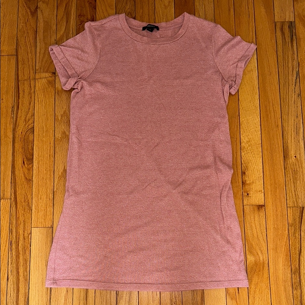 Forever 21 Salmon Mini Tshirt Dress Short Sleeve